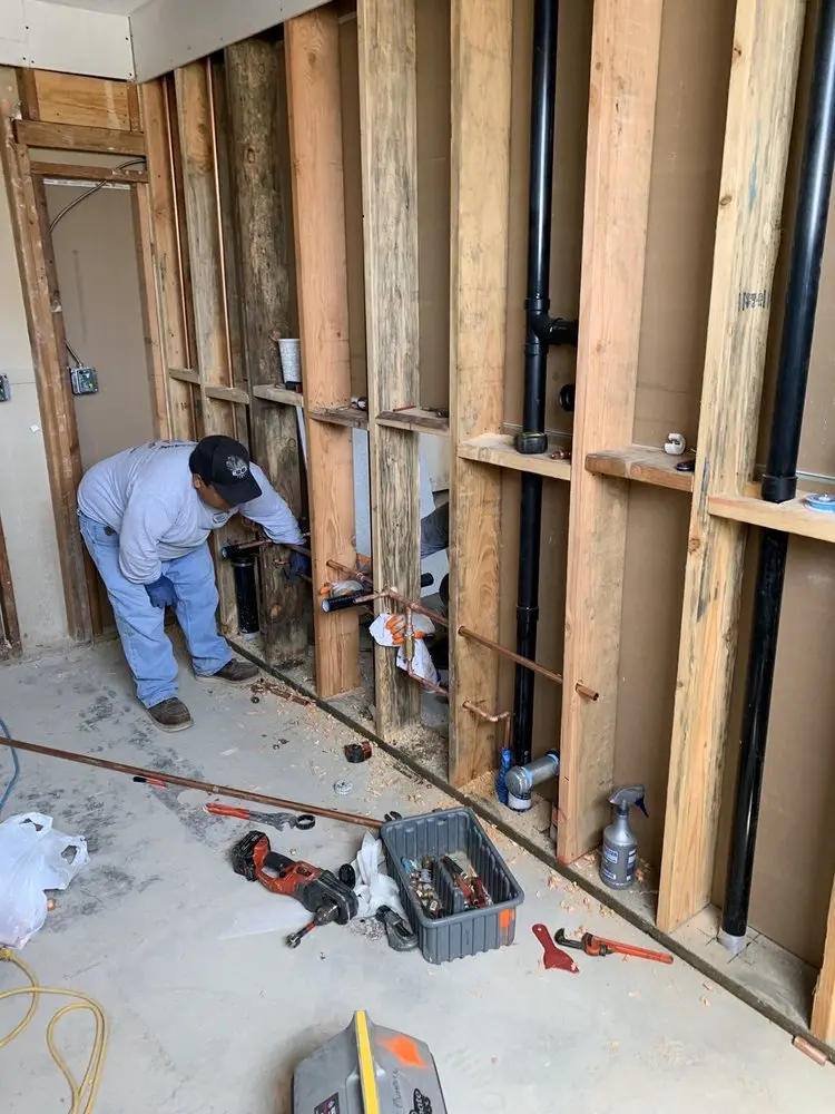 Commercial rough-in plumbing for Water Heater Replacement in Gulf Gate